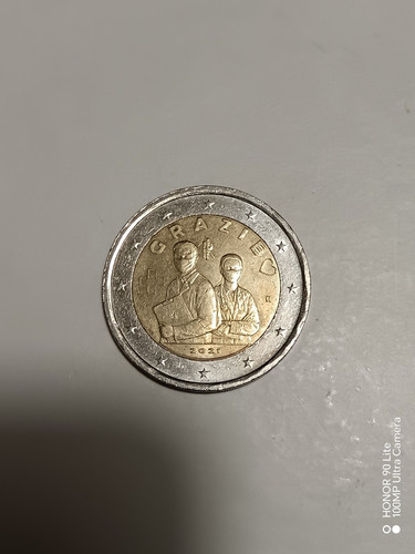 Moneta euro rara sanità - 2,