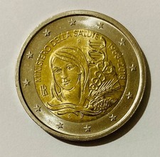 MONETA 2 EURO RARA MINISTERO