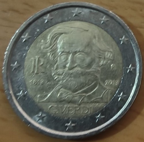 Moneta rara g verdi - moneta, 2