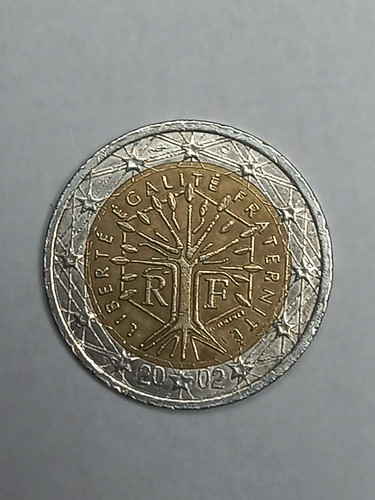 Moneta euro francia anno - 2,